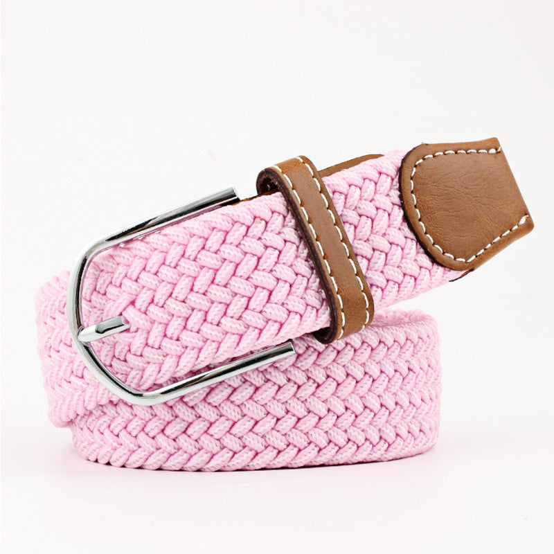 Casual Stretch Braided Canvas Belt Needle Buckle - Belts -  Trend Goods