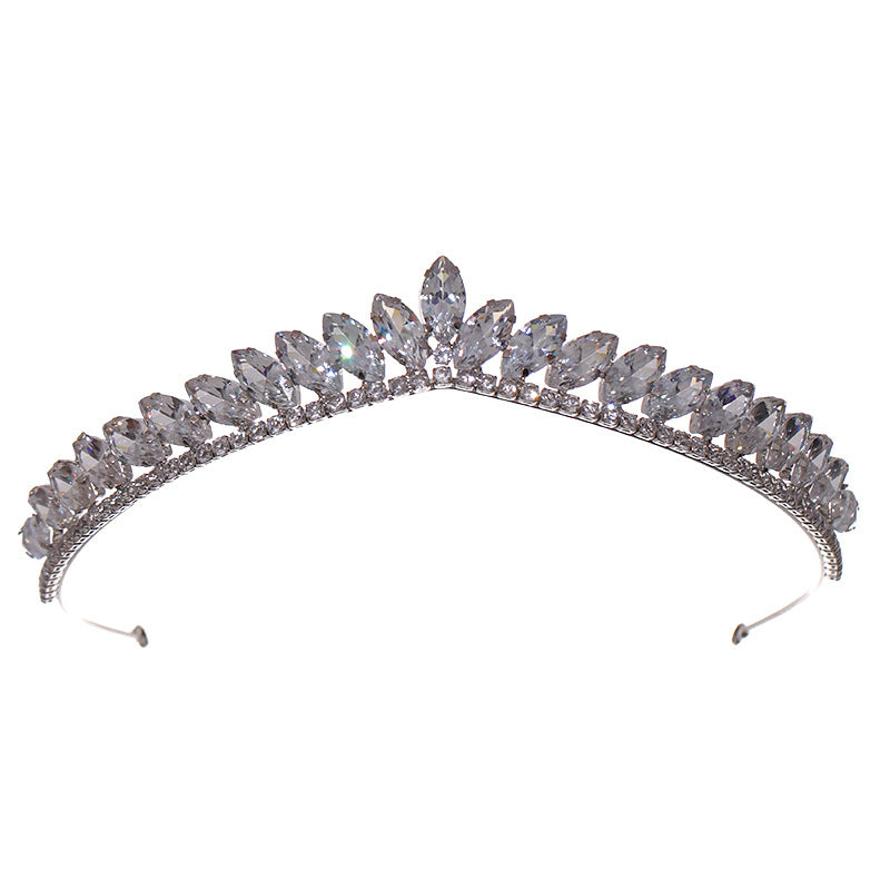 Rhinestone Crown Bridal Zircon Headband - Hair Accessories -  Trend Goods