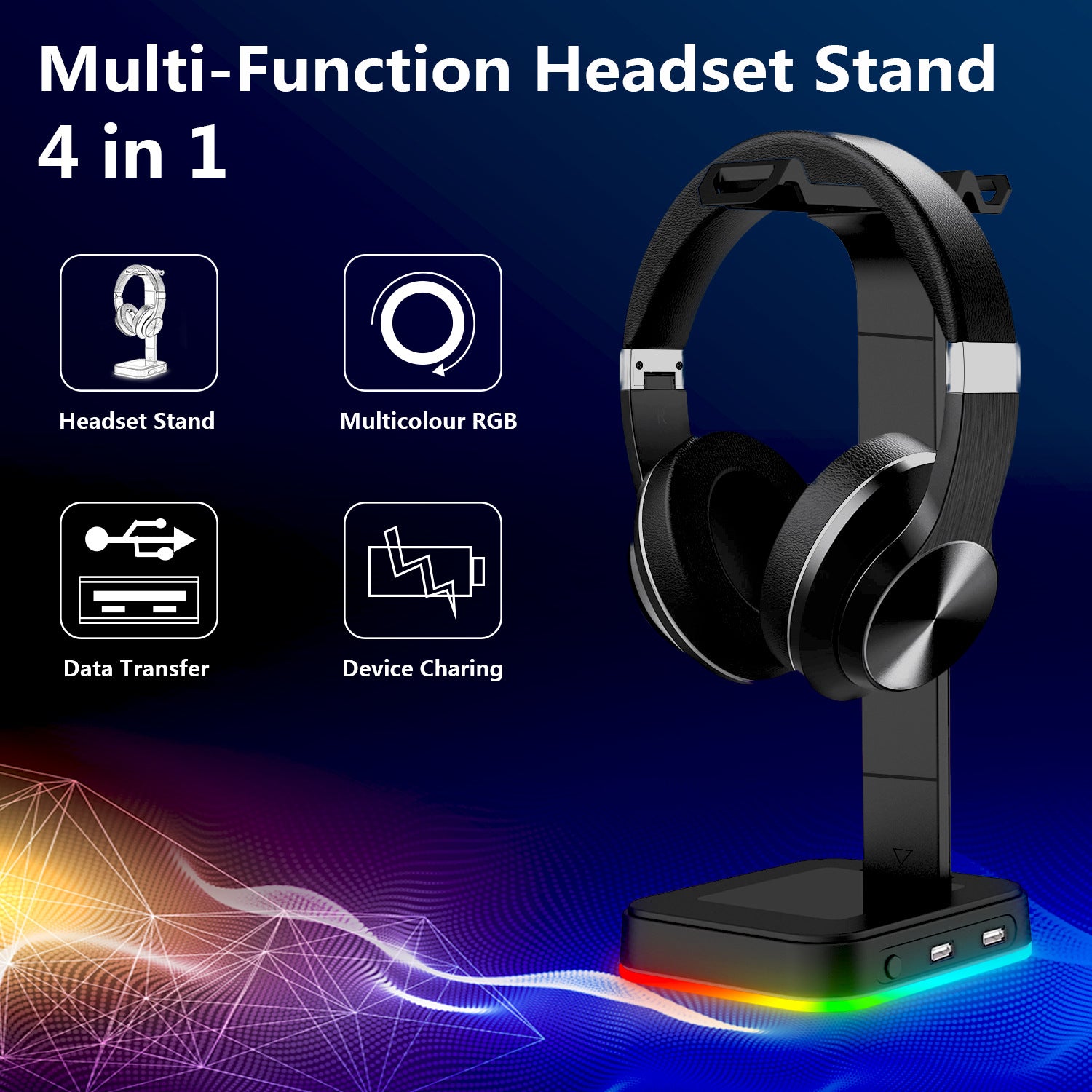 Colorchanging Gaming Headset Bracket - Headphone Accessories -  Trend Goods