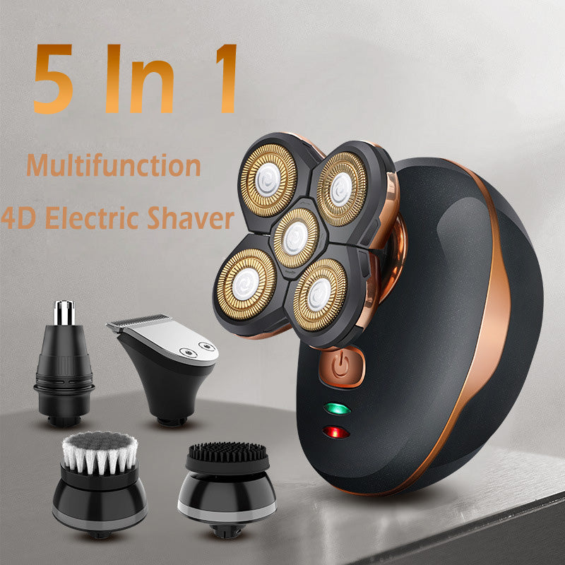 Multifunction 4D Electric Shaver 5 In 1 Men's Razor Beard Shaving Machine - Shavers -  Trend Goods