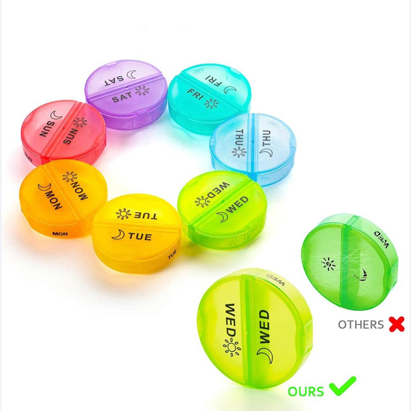7 Days Daily Pill Box Weekly Pill Organizer - Pillboxes -  Trend Goods