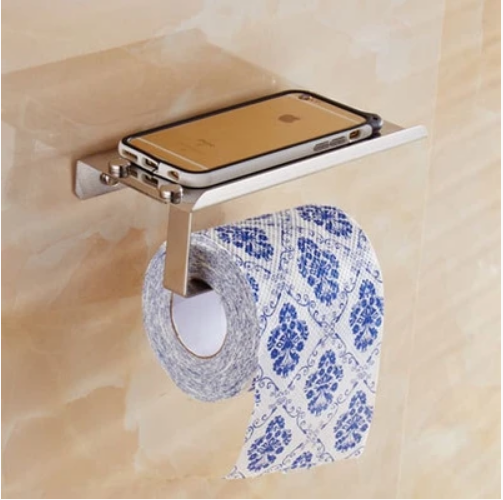 Aluminum Thickened Bathroom Toilet Paper Holder - Toilet Paper Holders -  Trend Goods