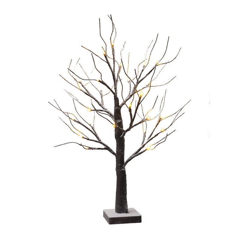 Led Sprinkled Snow Birch Tree - Home Decor -  Trend Goods