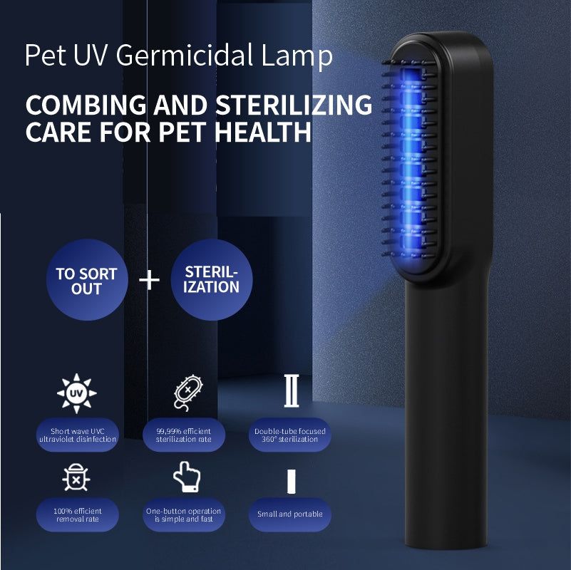 Pet Comb with Moss Detection Kill Bacteria UV Light - Pet Combs -  Trend Goods