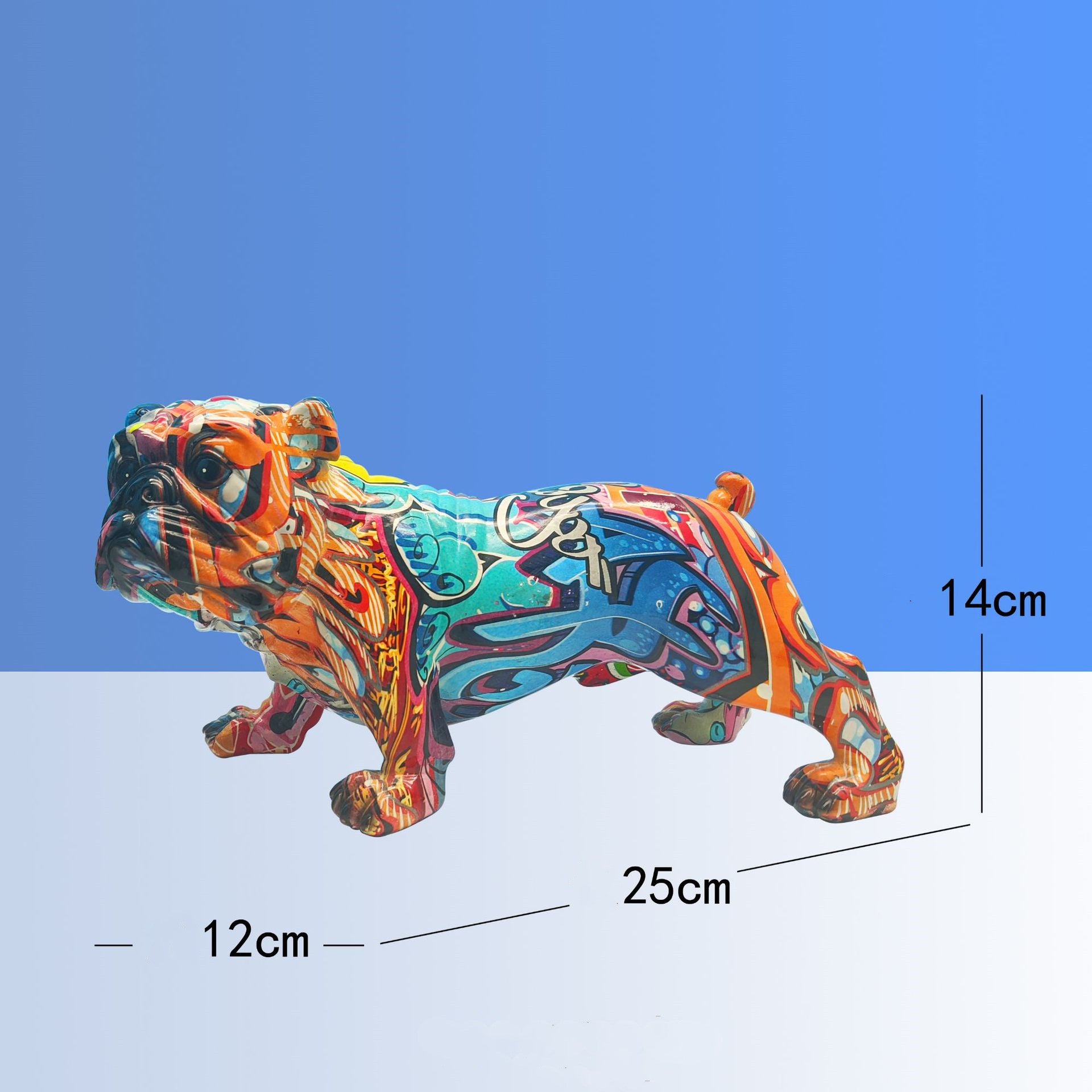 Water Transfer Printing Bulldog Creative Resin Crafts - Home Decor -  Trend Goods