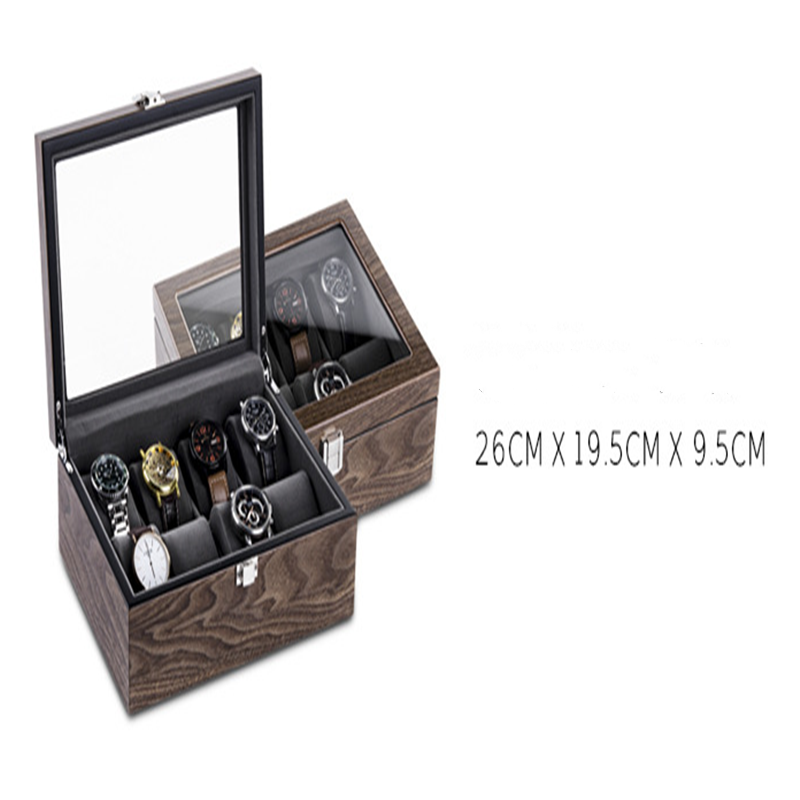 Walnut Watch Storage Organizer Box - Watch Boxes -  Trend Goods