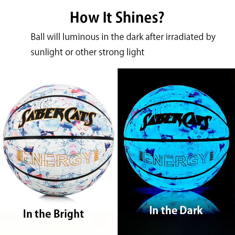 Luminous Blue Basketball - Basketballs -  Trend Goods