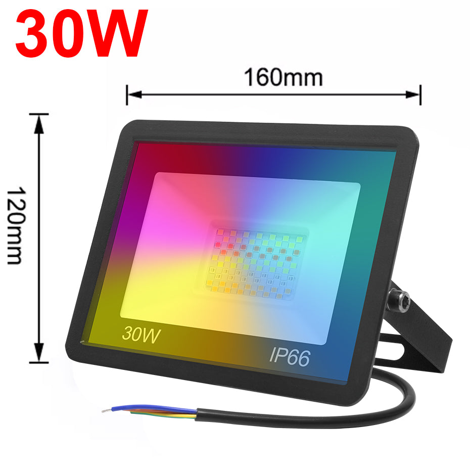 WiFi Smart Waterproof Outdoor Courtyard Floodlight - Lighting -  Trend Goods