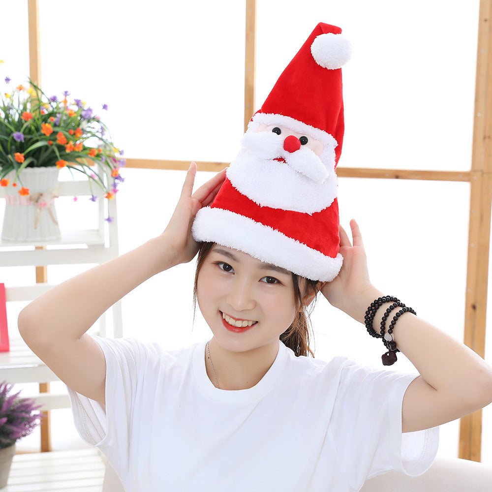 Electric Christmas Hat Santa Hat with Light and Music - Party Supplies -  Trend Goods