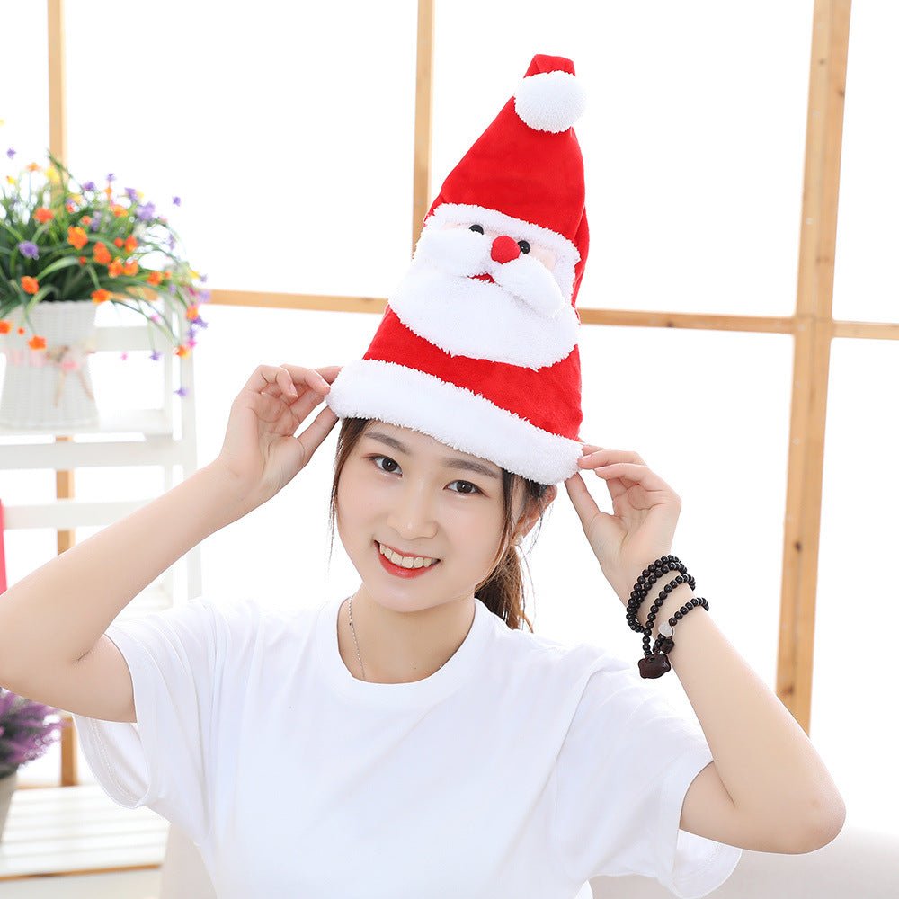 Electric Christmas Hat Santa Hat with Light and Music - Party Supplies -  Trend Goods