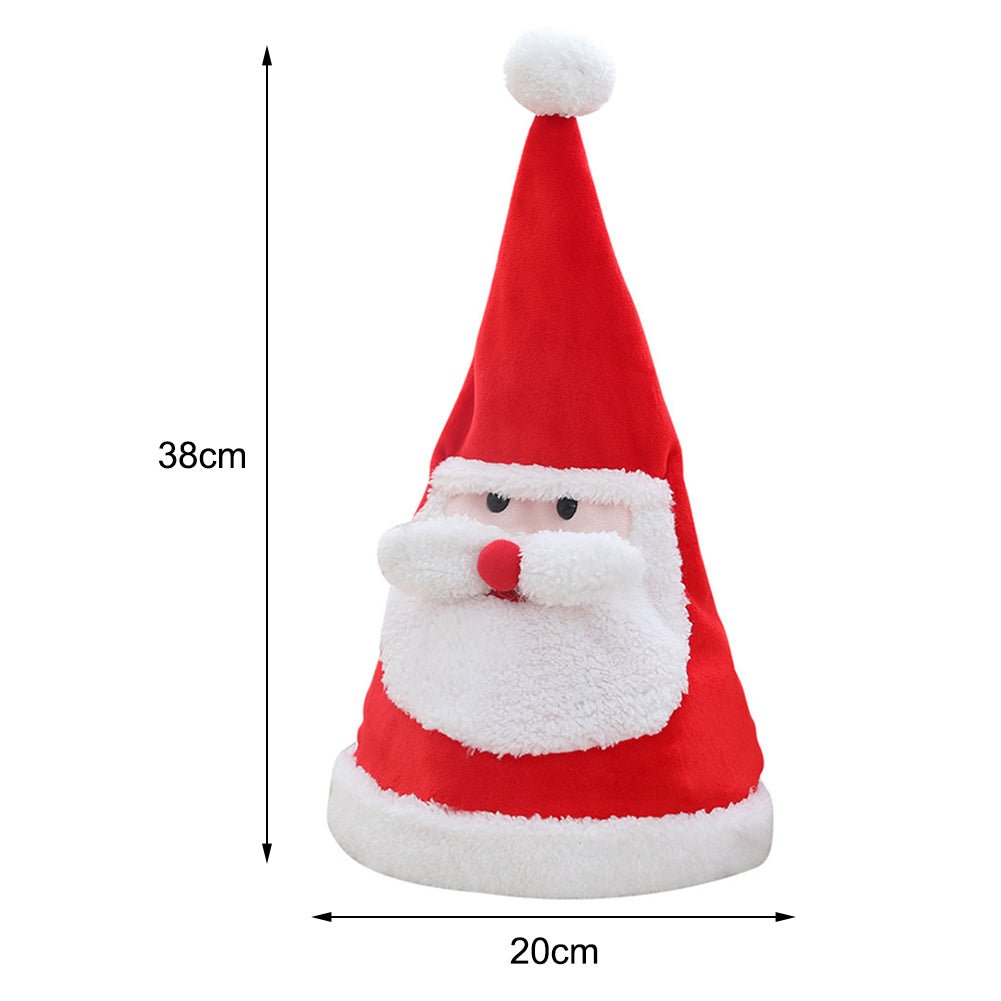 Electric Christmas Hat Santa Hat with Light and Music - Party Supplies -  Trend Goods