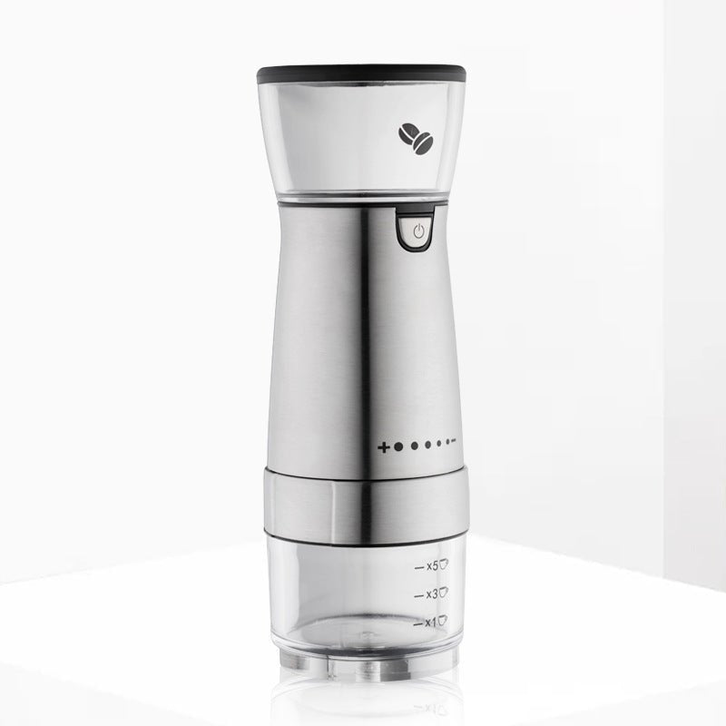 Electric Coffee Grinder Stainless Steel Adjustable Hand Grinder Coffee Machine Coffee Bean Burr Grinders Mill - Coffee Grinders -  Trend Goods