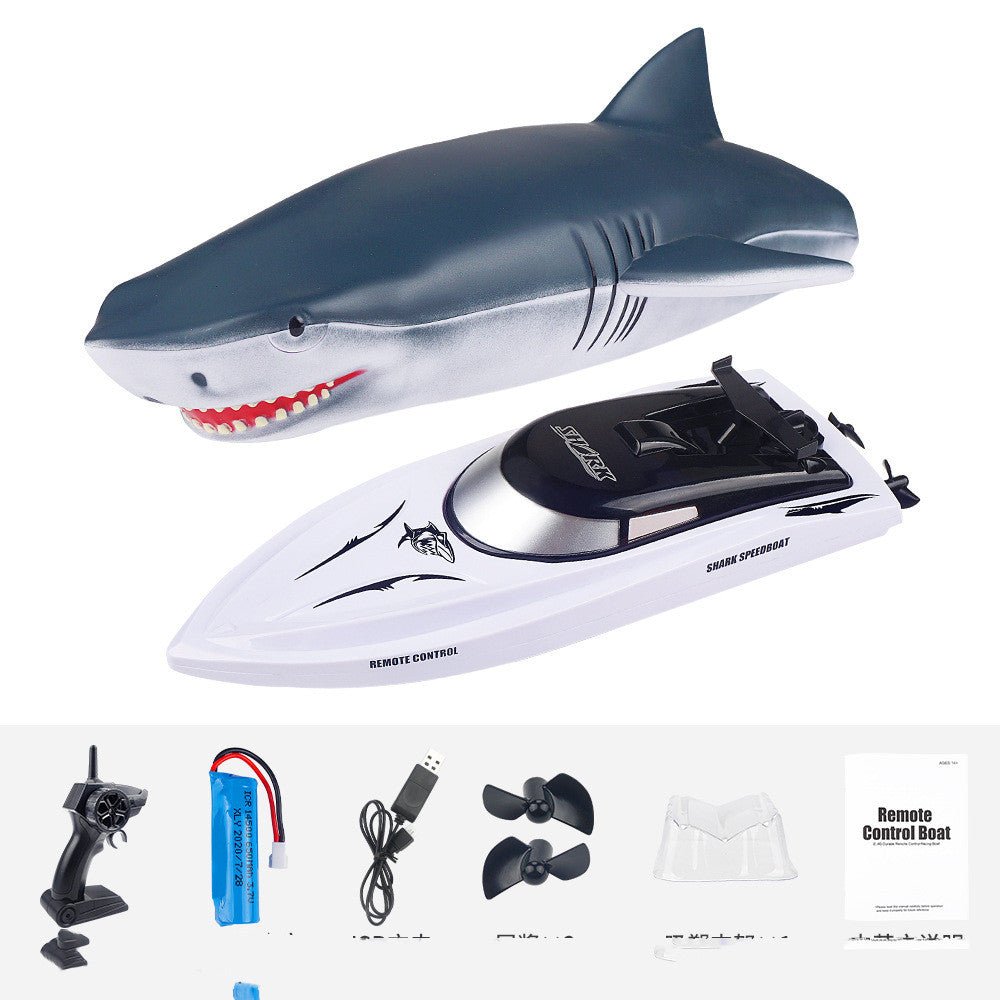 Electric Shark RC Boat Vehicles Waterproof 2 In 1 High-speed Remote Control Boat - RC Toys -  Trend Goods