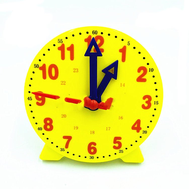 Elementary School Teaching Aids Knowing Time, Toddler Clock Teaching Aids - Learning Games -  Trend Goods