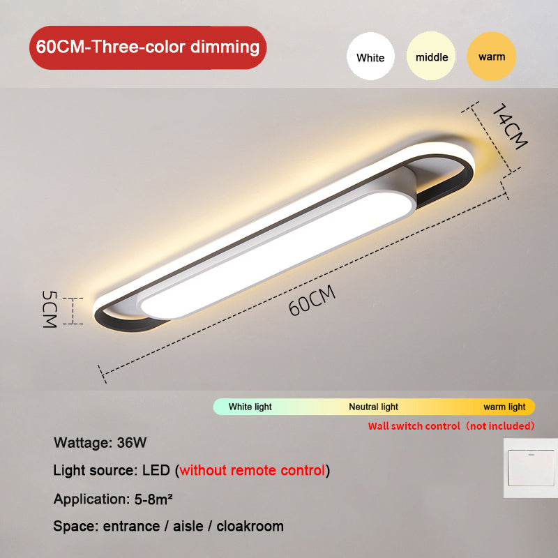 Rectangular Simple Modern LED Ceiling Lamp - Lighting -  Trend Goods