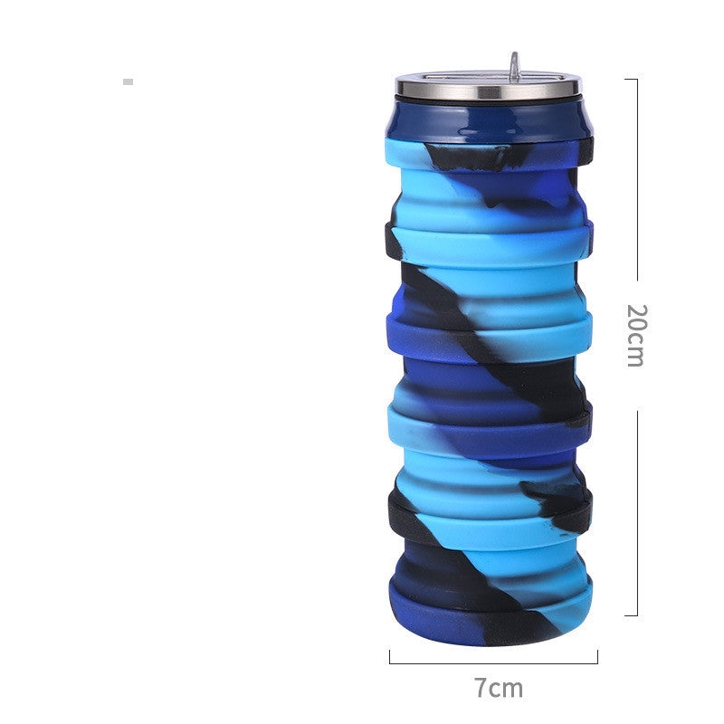 Silicone Folding Sports Water Bottle - Water Bottles -  Trend Goods