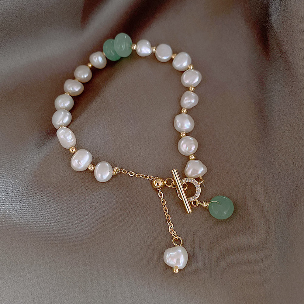 Freshwater Pearl Adjustable Bracelet - Bracelets -  Trend Goods