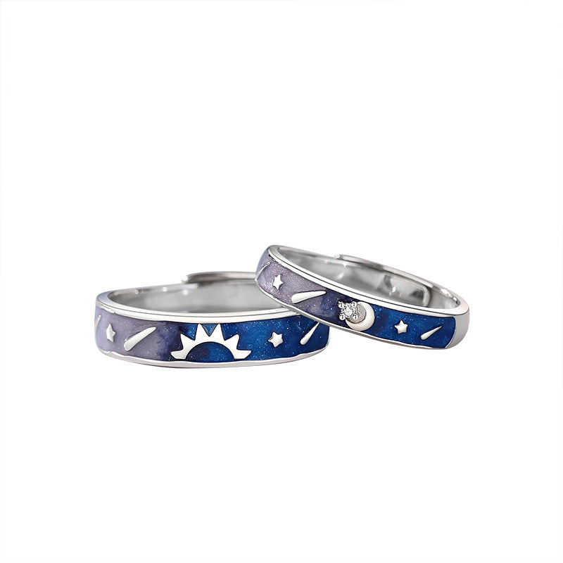 Original Design Of Sun Moon Couple Ring - Rings -  Trend Goods