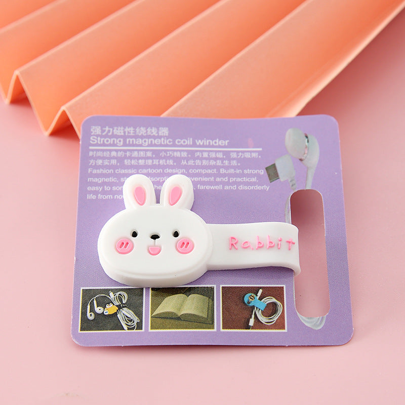 Cute Silicone Cartoon Magnetic Desktop Cable Organizer - Cable Organizers -  Trend Goods