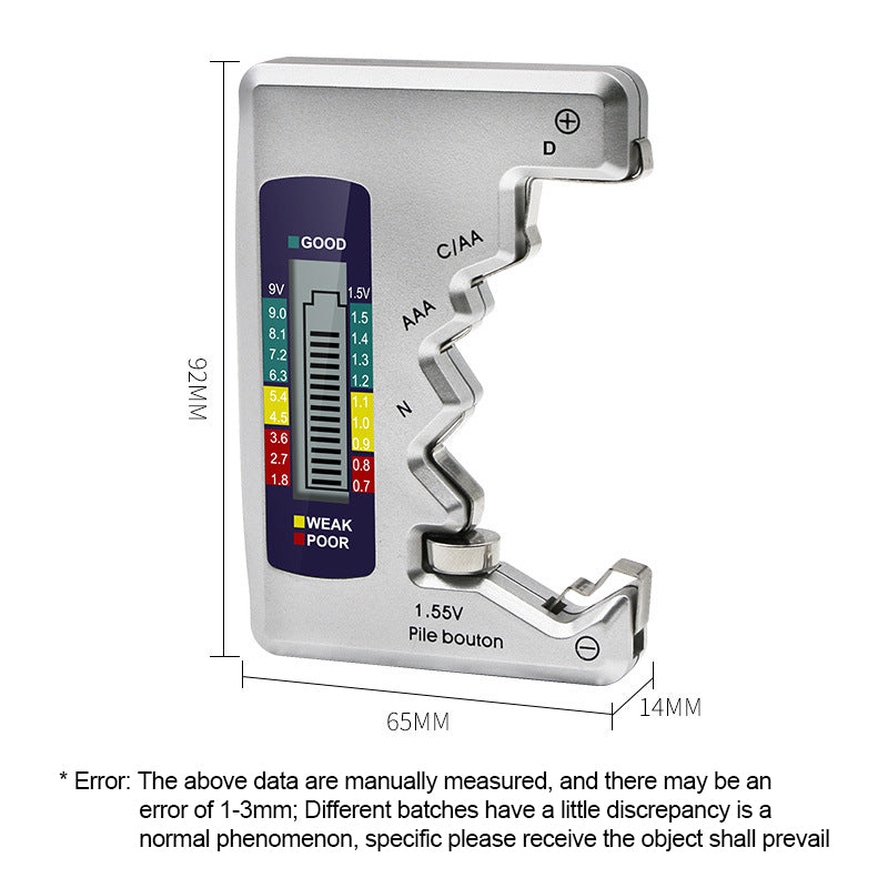 Universal Digital Battery Tester LCD AA AAA 9V - Battery Checkers -  Trend Goods