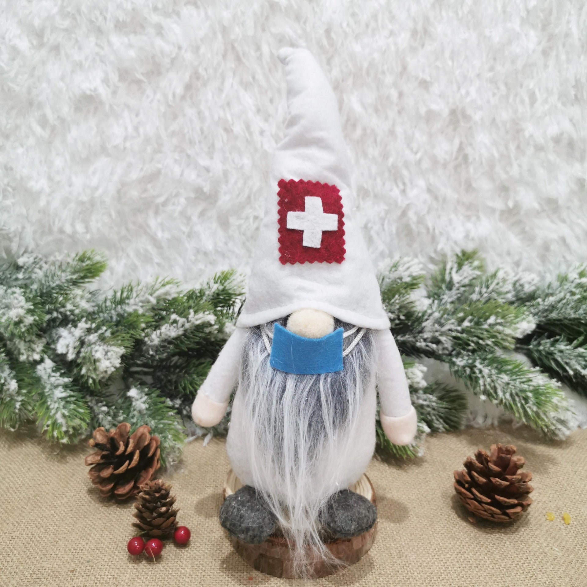 Faceless Dolls Ornaments Nordic Forester Santa Claus Ornaments - Holiday Decorations -  Trend Goods