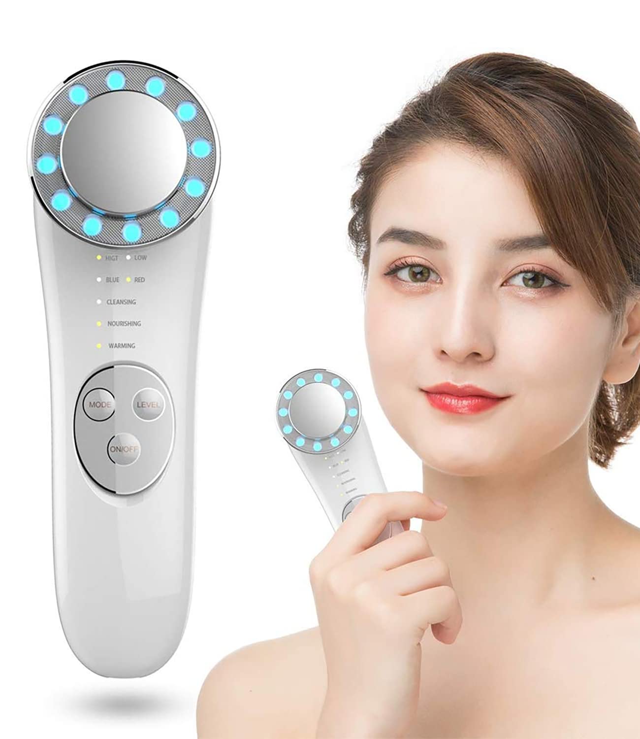 Facial Massager Skin Care Tools 7 In 1 Face Lifting Tightening Machine - Electric Massagers -  Trend Goods