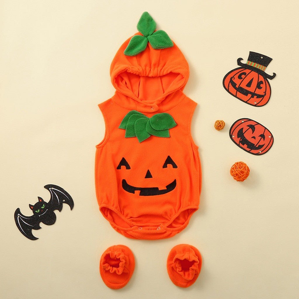 Fashion Baby Halloween Costume Pumpkin Cosplay Halloween Jumpsuit - Baby Clothing -  Trend Goods