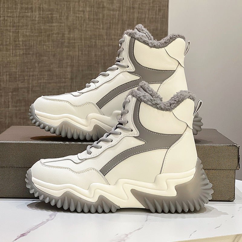 Fashion Big Cotton Shoes Plush Snow Boots For Women - Boots -  Trend Goods