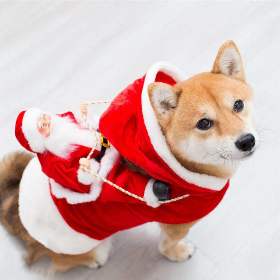 Fashion Christmas Clothes Green Elf Pet Dog Christmas Costume - Pet Apparel -  Trend Goods