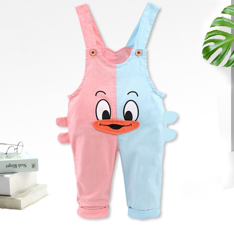 Fashion Color Matching Baby Duck Bear Elephant Rompers - Rompers, Jumpsuits, Overalls -  Trend Goods