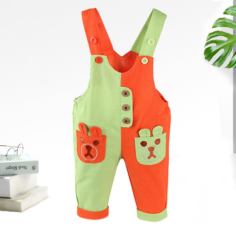 Fashion Color Matching Baby Duck Bear Elephant Rompers - Rompers, Jumpsuits, Overalls -  Trend Goods