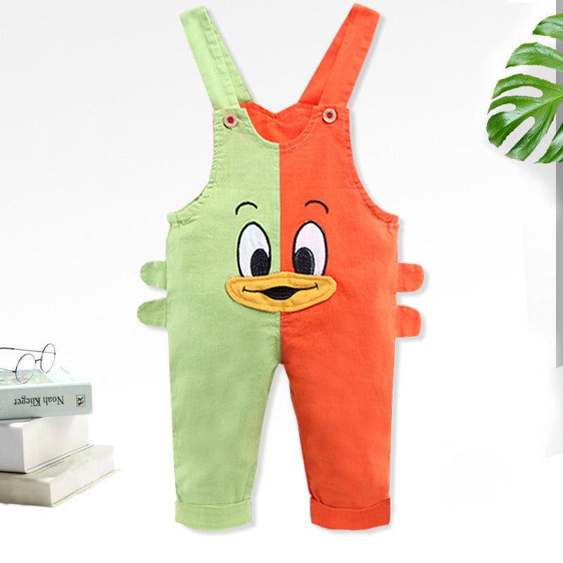 Fashion Color Matching Baby Duck Bear Elephant Rompers - Rompers, Jumpsuits, Overalls -  Trend Goods