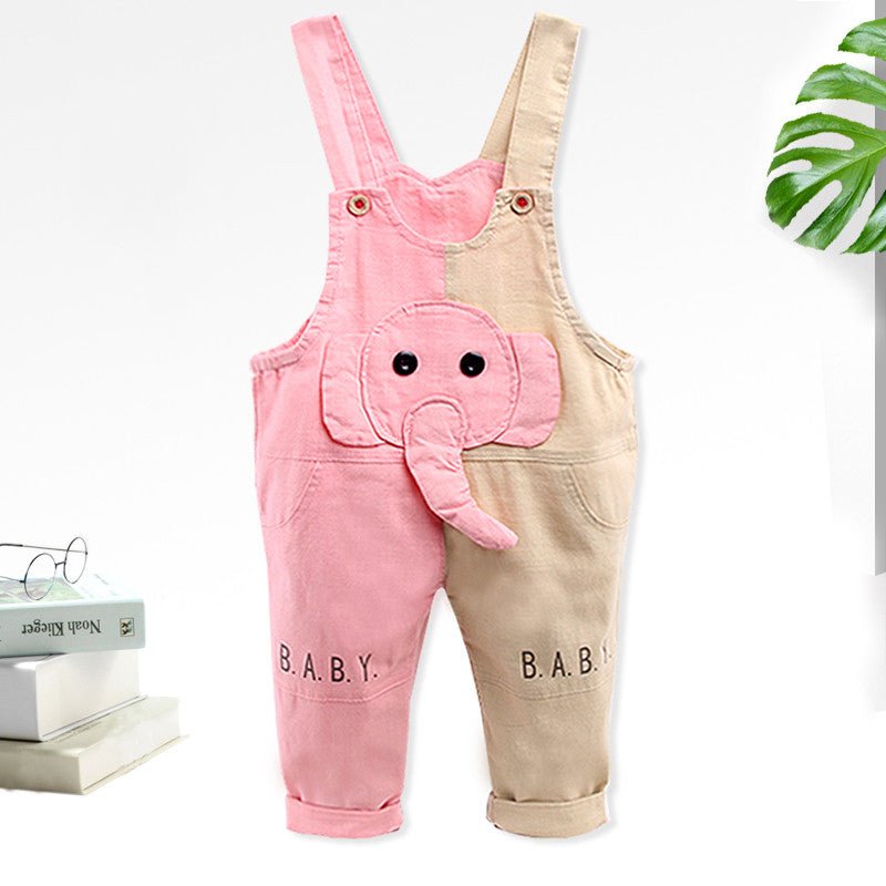 Fashion Color Matching Baby Duck Bear Elephant Rompers - Rompers, Jumpsuits, Overalls -  Trend Goods