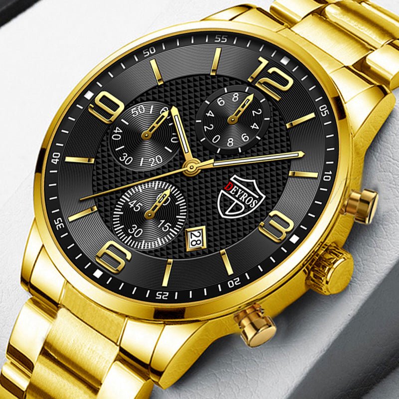 Fashion Luminous Men's Steel Band Watch - Watches -  Trend Goods