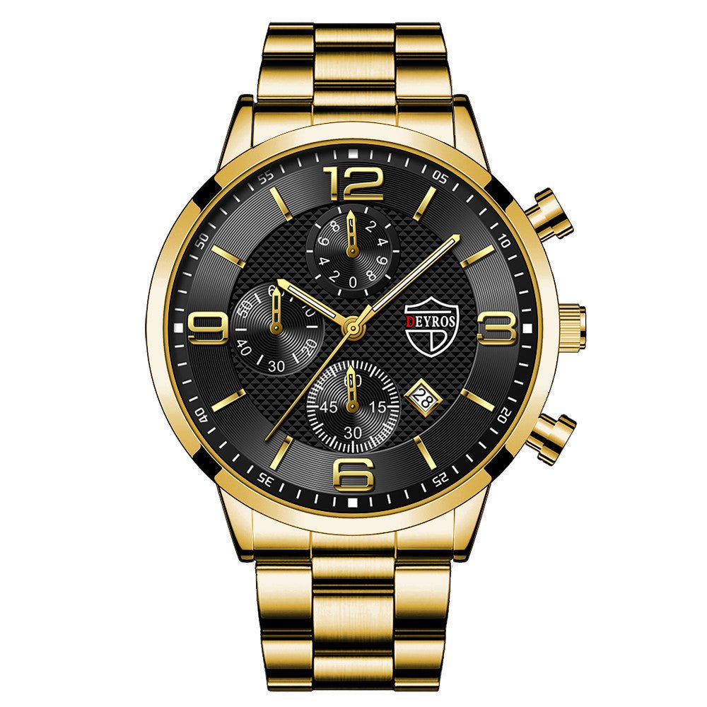 Fashion Luminous Men's Steel Band Watch - Watches -  Trend Goods