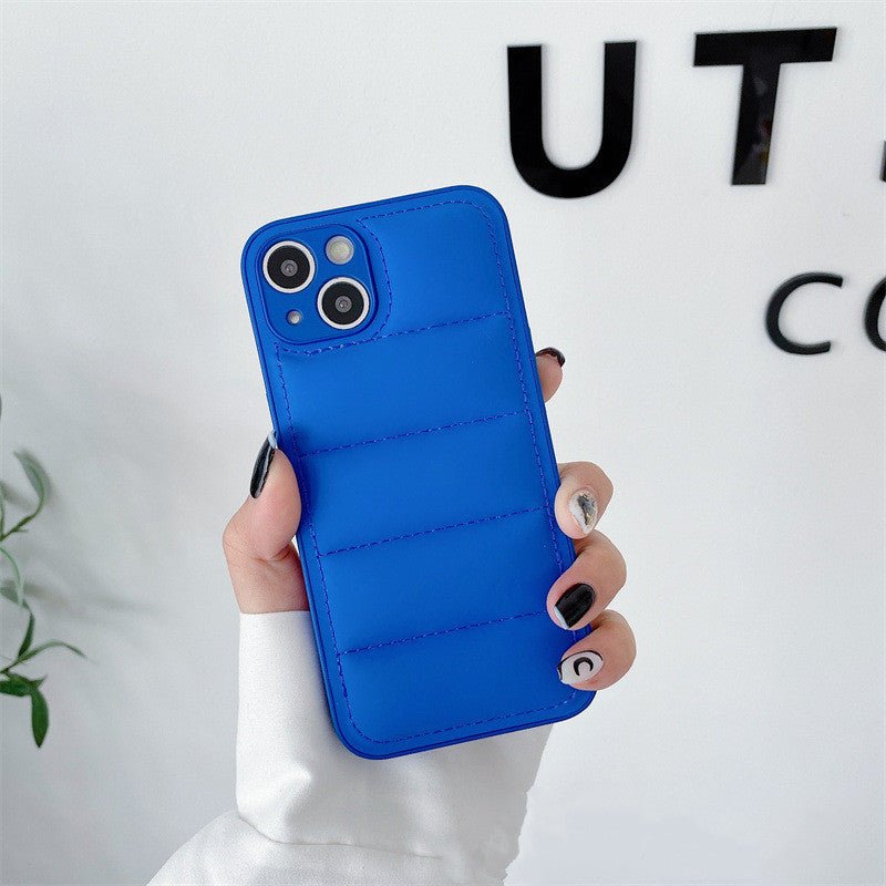 Fashion Solid Color Down Jacket Phone Case for iphone14 Models - Phone Cases -  Trend Goods