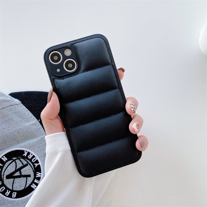 Fashion Solid Color Down Jacket Phone Case for iphone14 Models - Phone Cases -  Trend Goods