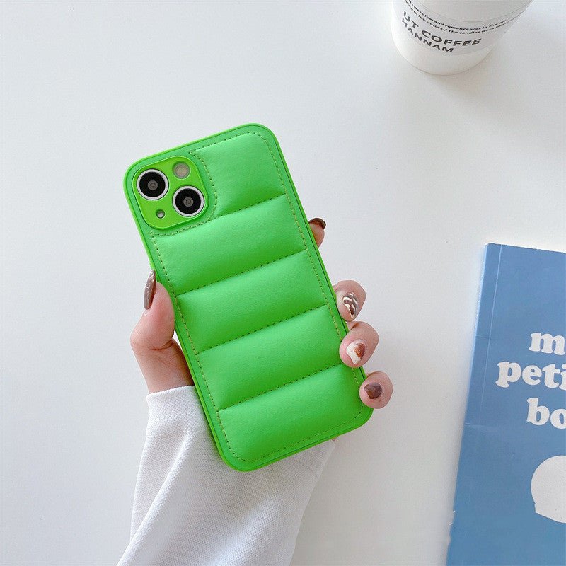 Fashion Solid Color Down Jacket Phone Case for iphone14 Models - Phone Cases -  Trend Goods