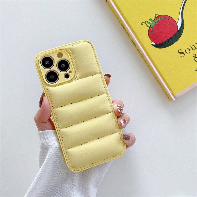 Fashion Solid Color Down Jacket Phone Case for iphone14 Models - Phone Cases -  Trend Goods