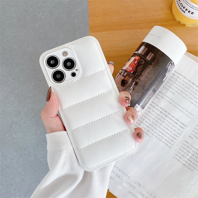 Fashion Solid Color Down Jacket Phone Case for iphone14 Models - Phone Cases -  Trend Goods