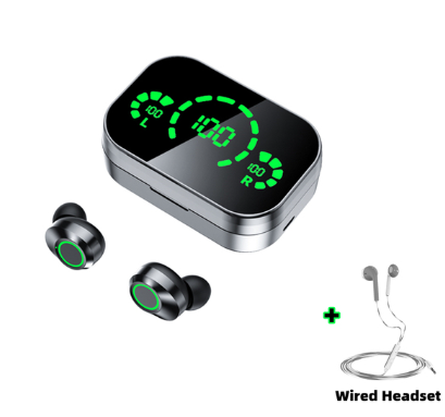 Wireless Bluetooth Headset TWS Large Screen Smart Digital Display - Bluetooth Headsets -  Trend Goods