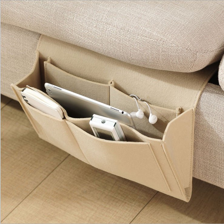 Felt Bedside Storage Bag Student Dormitory Bedside Remote Control Book Storage - Storage & Organizers -  Trend Goods