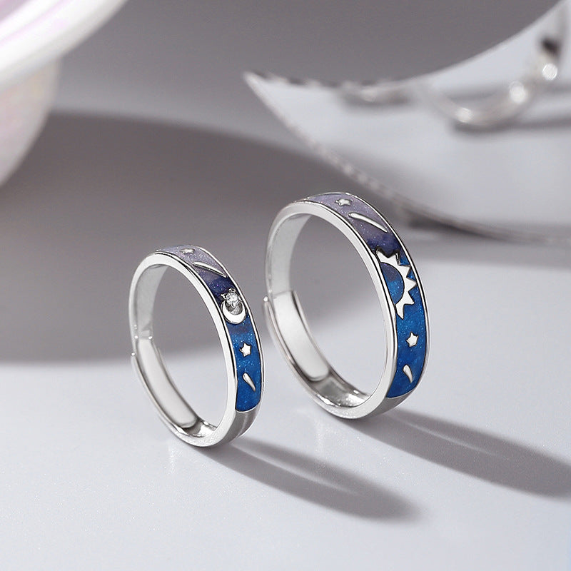 Original Design Of Sun Moon Couple Ring - Rings -  Trend Goods