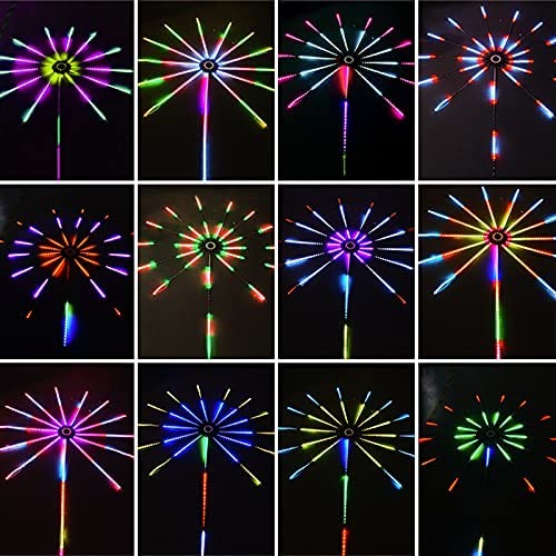 Firework Lights LED Strip Music Sound Sync Color Changing Remote Control LED Firework Light - Lighting -  Trend Goods