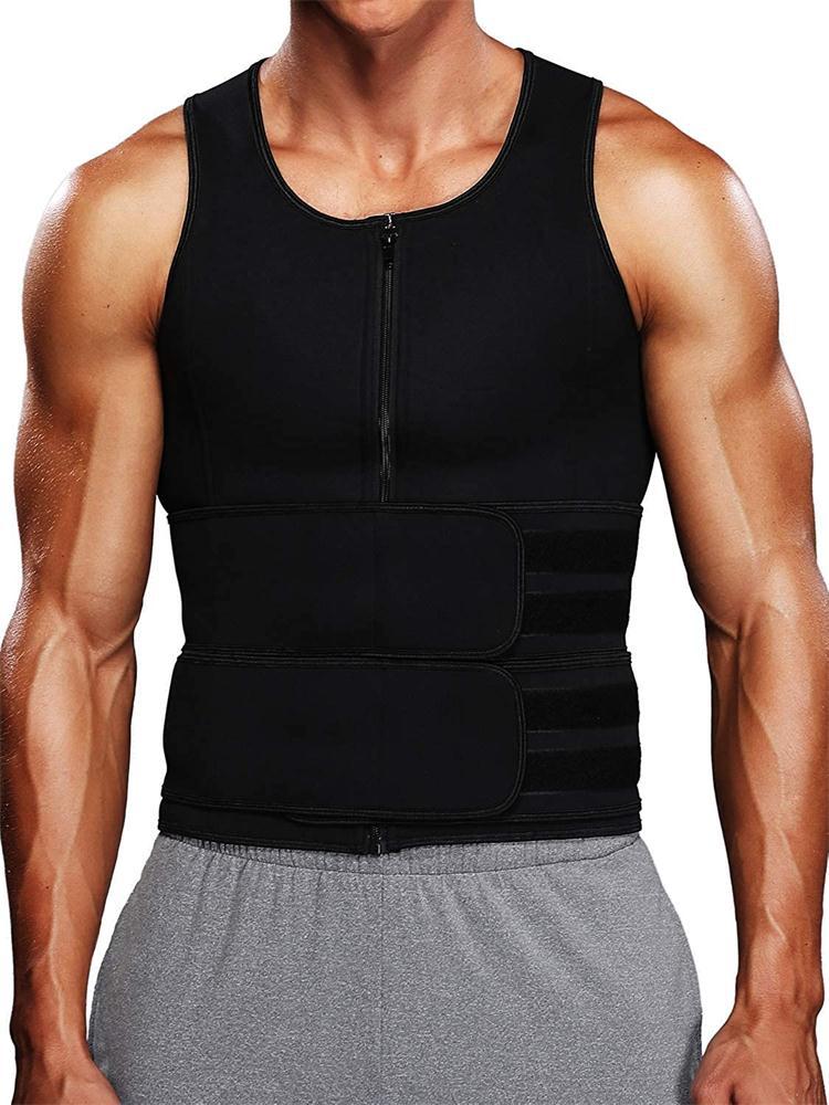 Fitness Men Shapewear Sauna Vest Waist Corset Top Body Shaper - Sauna Vests -  Trend Goods