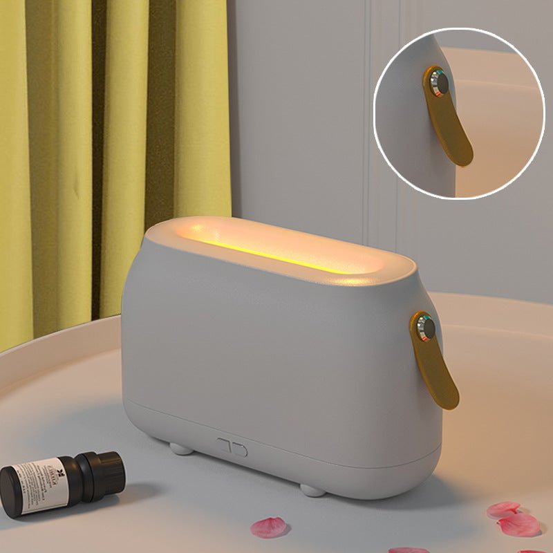 Flame Humidifier 180ml Ultrasonic Fire Aroma Diffuser Colorful Light Flame - Humidifiers -  Trend Goods