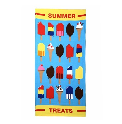 Flamingo Ice Cream Printed Large Men Women Summer Beach Towels - Beach Towels -  Trend Goods