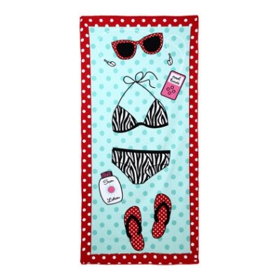 Flamingo Ice Cream Printed Large Men Women Summer Beach Towels - Beach Towels -  Trend Goods