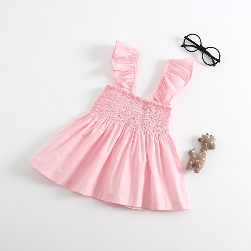 Fly sleeve bow dress - Dresses -  Trend Goods