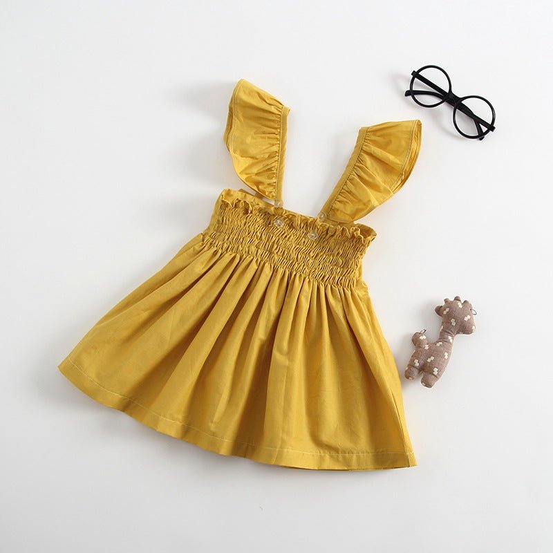 Fly sleeve bow dress - Dresses -  Trend Goods